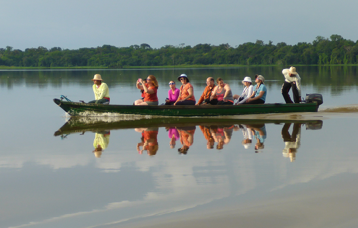 Expeditions by boat in the Amazon Rainforest